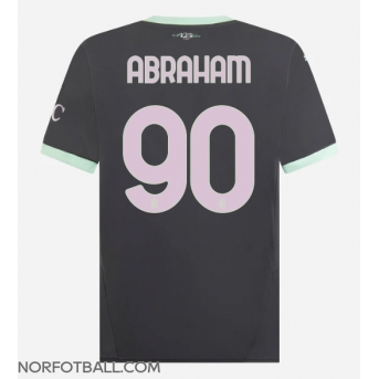 Billige Fotballdrakt AC Milan Tammy Abraham #90 Replika Tredjedrakt 2024-25 Kortermet